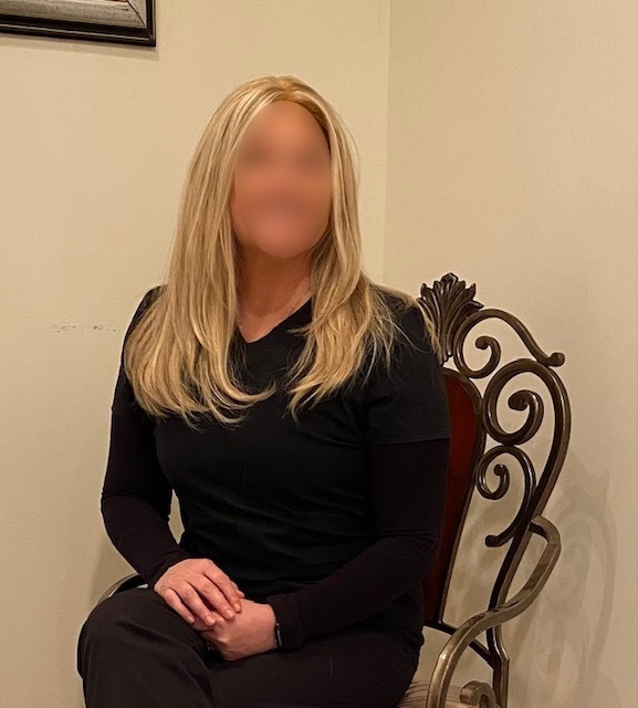 After: wig styling result