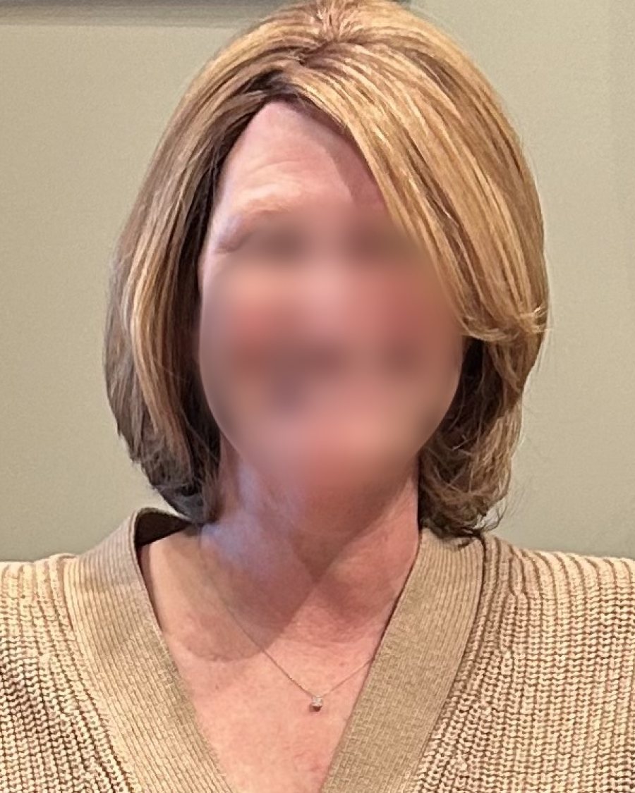 After: wig styling result