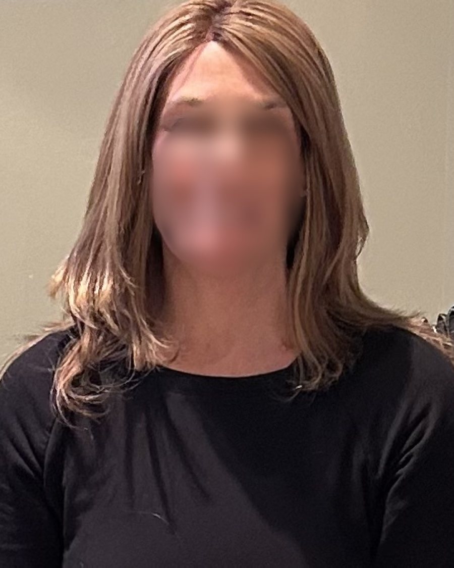 After: wig styling result