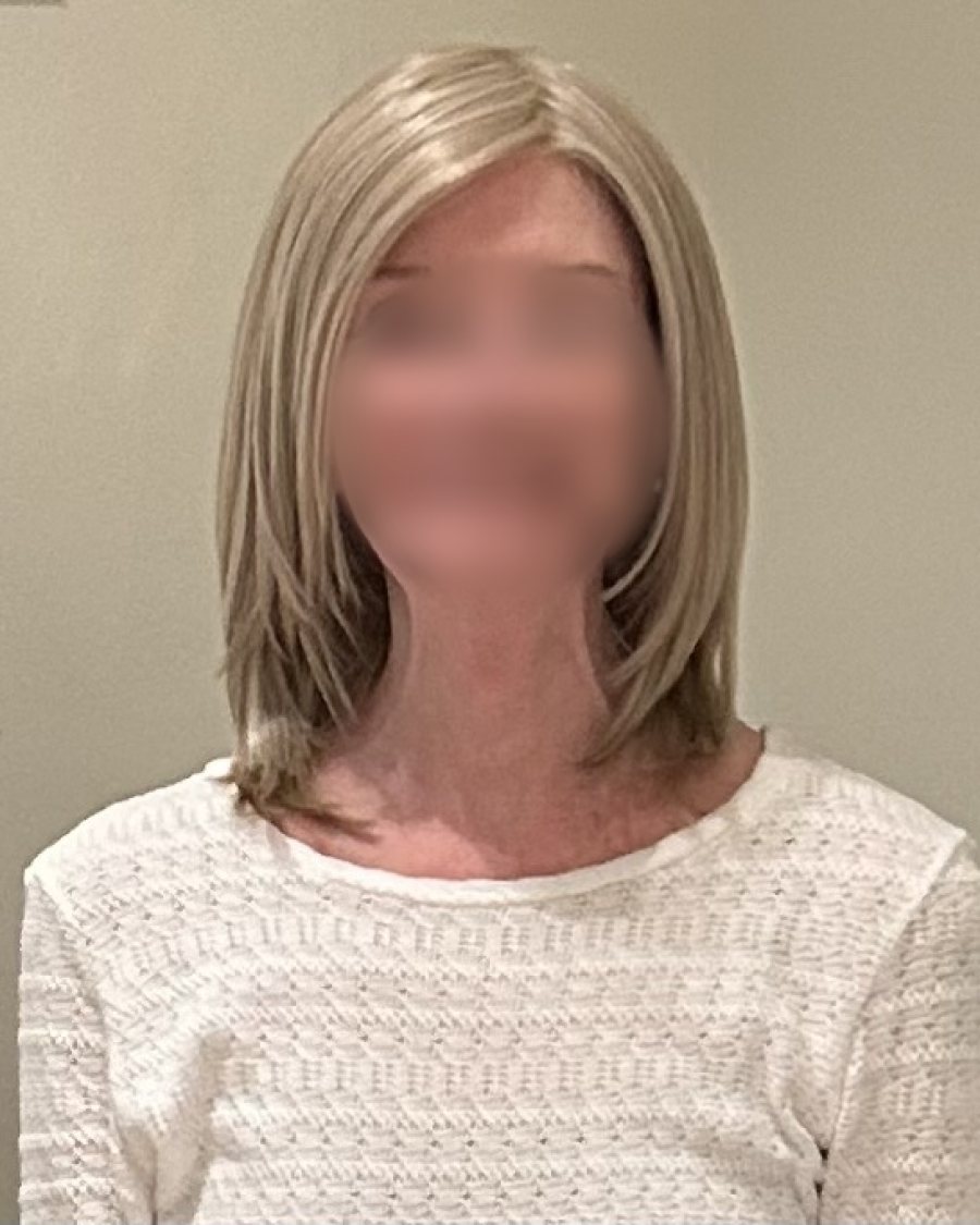 After: wig styling result