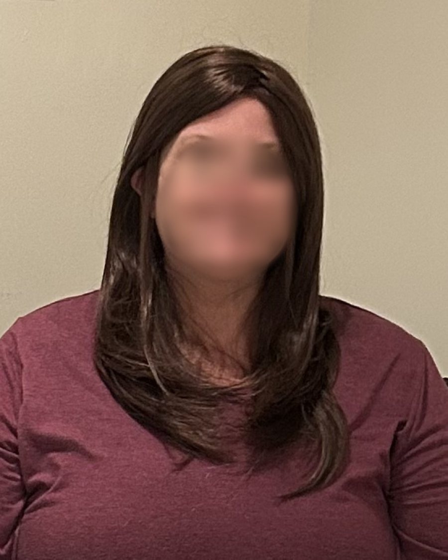 After: wig styling result