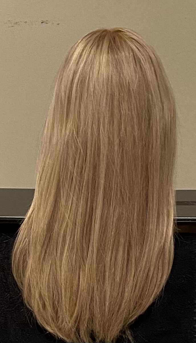 After: wig styling result